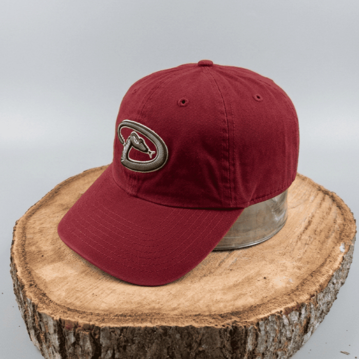 Topi Arizona Diamondbacks '47 Brand Maroon Red Strapback Second Original
