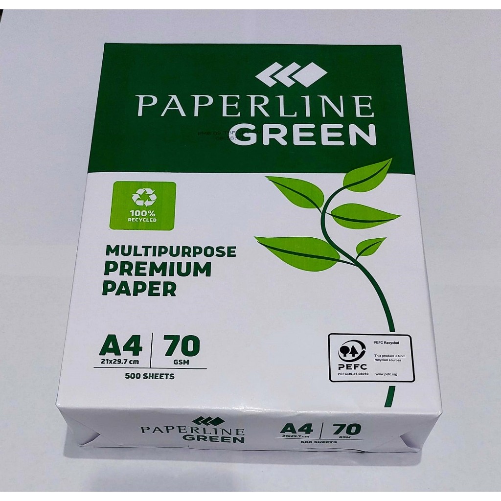 Kertas HVS A4 70 gr 70 gsm 70gram PAPERLINE GREEN