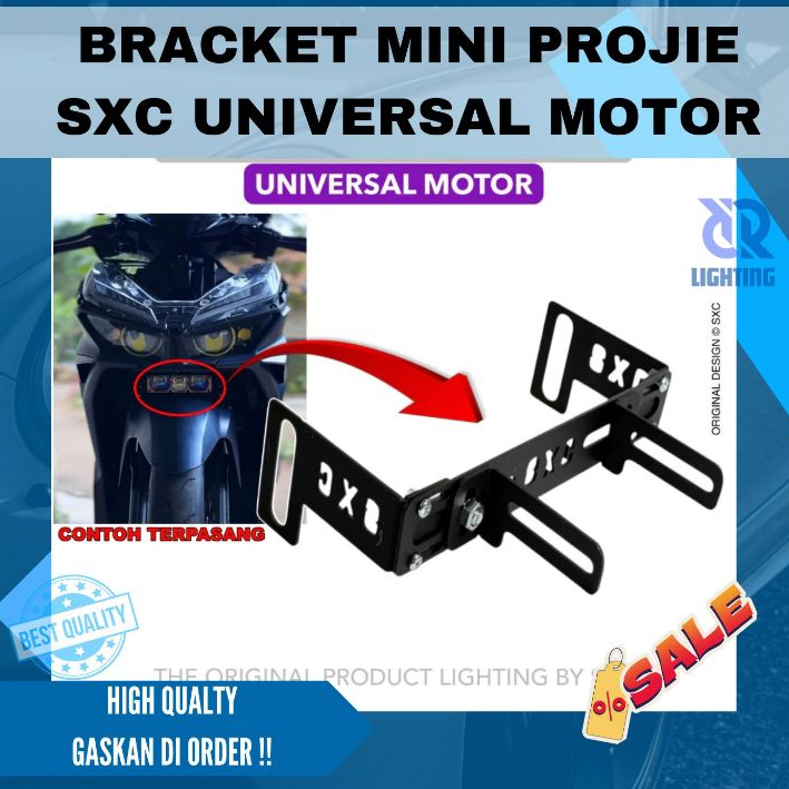 BRECKET KOLONG MOTOR UNIVERSAL 2MM MINI LASER 1MATA 2MATA 3 MATA D2 BY SXC