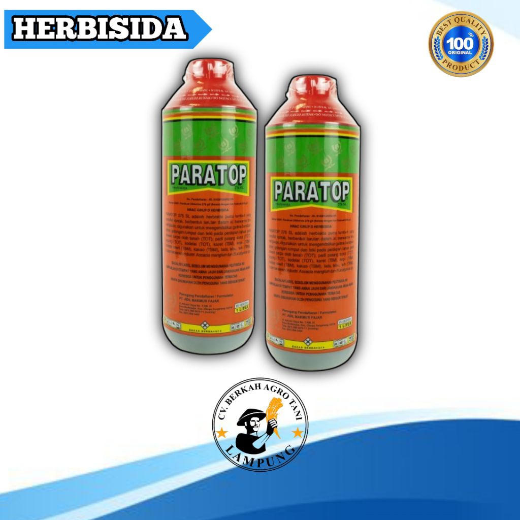 HERBISIDA RACUN KONTAK PARATOP 276SL/1LITER PEMBASMI RUMPUT LIAR MATI DAUN