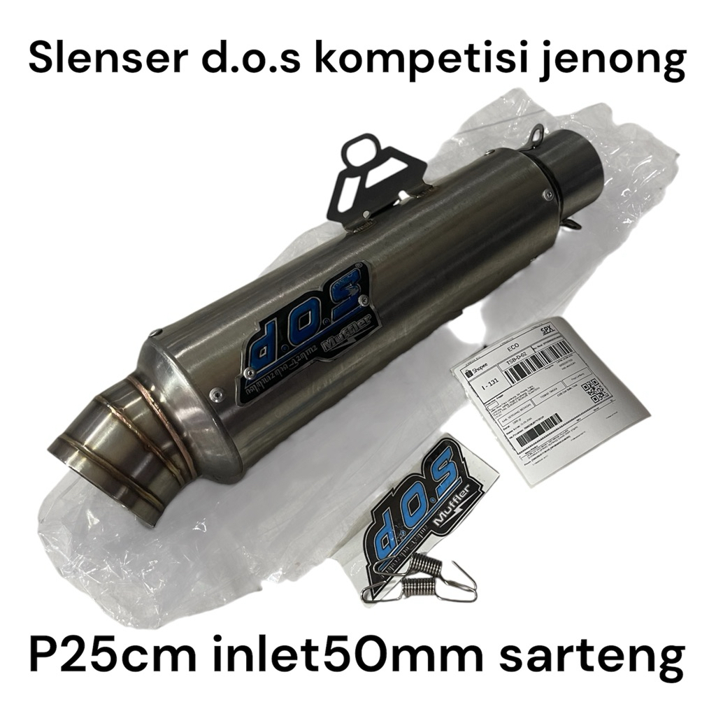Slenser dos kompetisi jenong bas gahar inlet 50mm