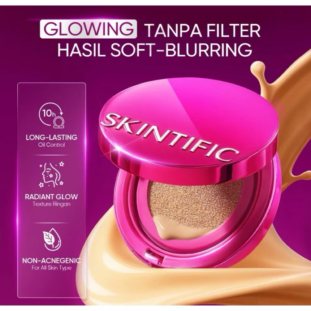 ORI SKINTIFIC COVER GLOW PERFECT CUSHION NEW