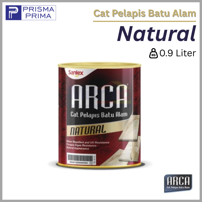 Arca Natural Transparan Cat Pelapis Batu Alam Stone Coating