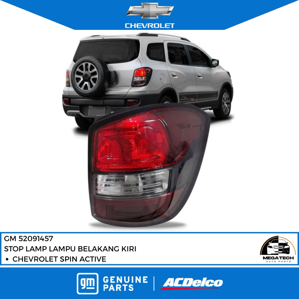 Stop Lamp Lampu Belakang Kiri Chevrolet Spin Active Original GM 52091457