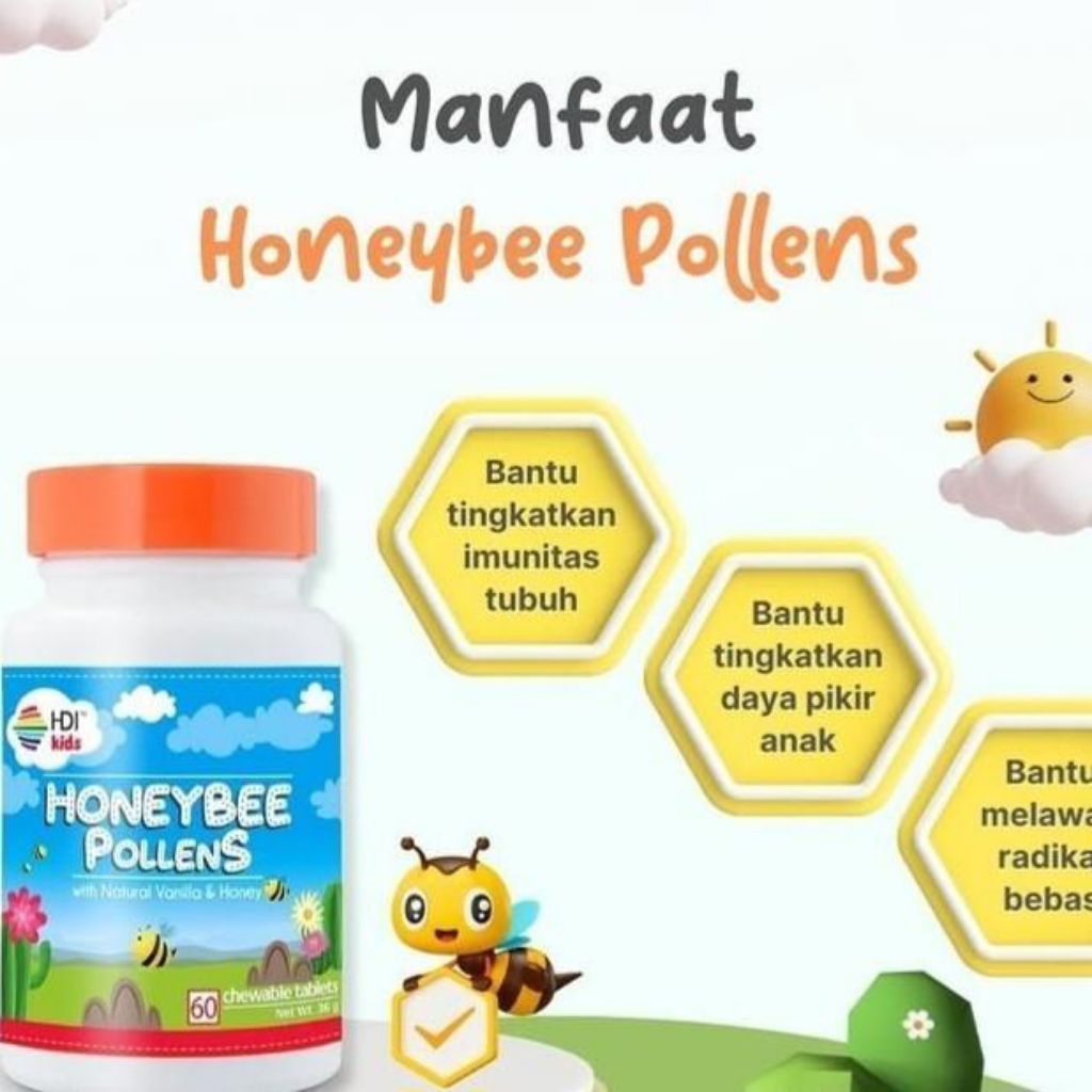 honey bee pollens vitamin anak ori 2027