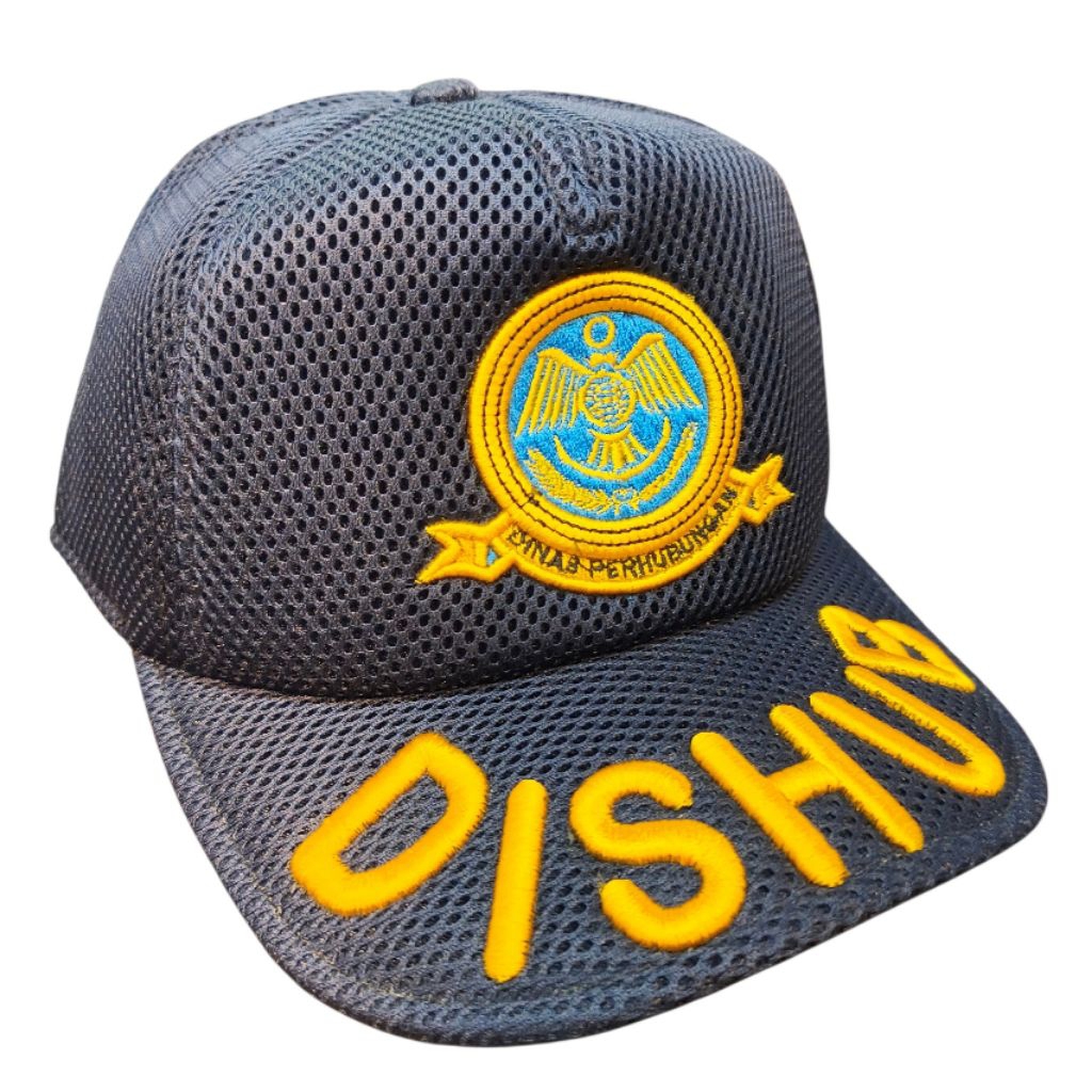 TOPI DISHUB / TOPI DINAS PERHUBUNGAN / TOPI PERHUBUNGAN / TOPI LAPANGAN DISHUB
