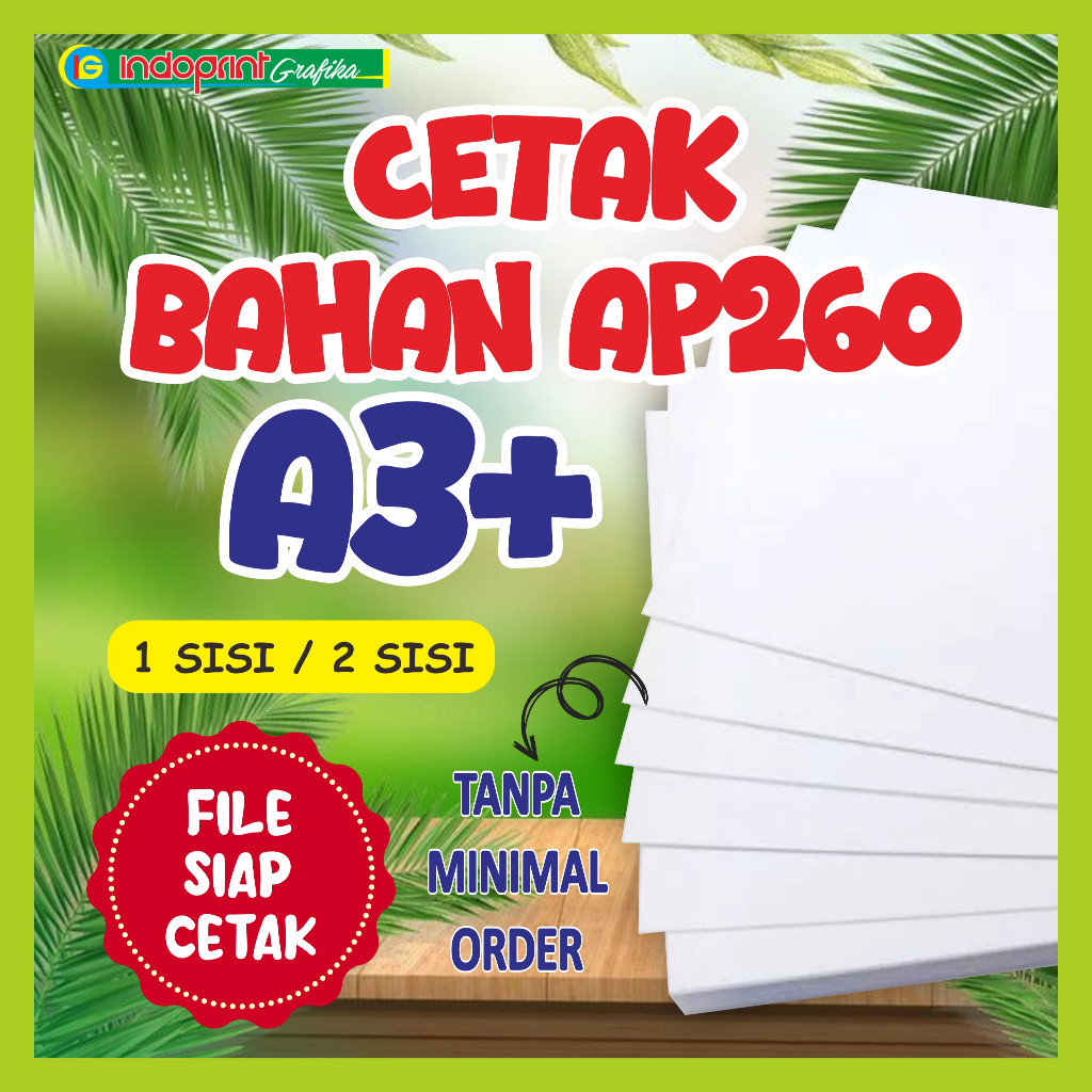 cetak art paper a3+ ap260