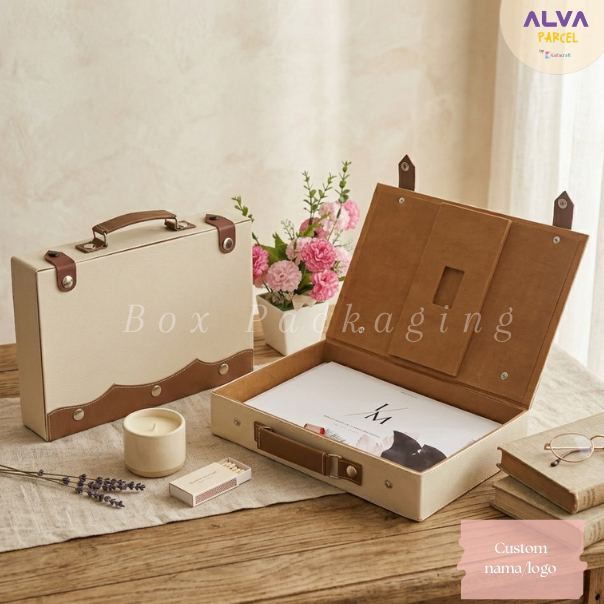 Box Album Foto Wedding Bahan Kulit Imitasi | Box Album Foto Mewah | Box Album Foto Custom