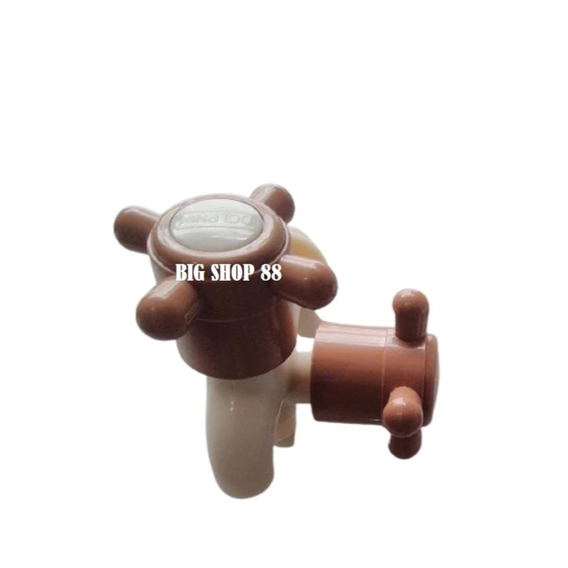 Kran double kran cabang dolphin pvc tebal