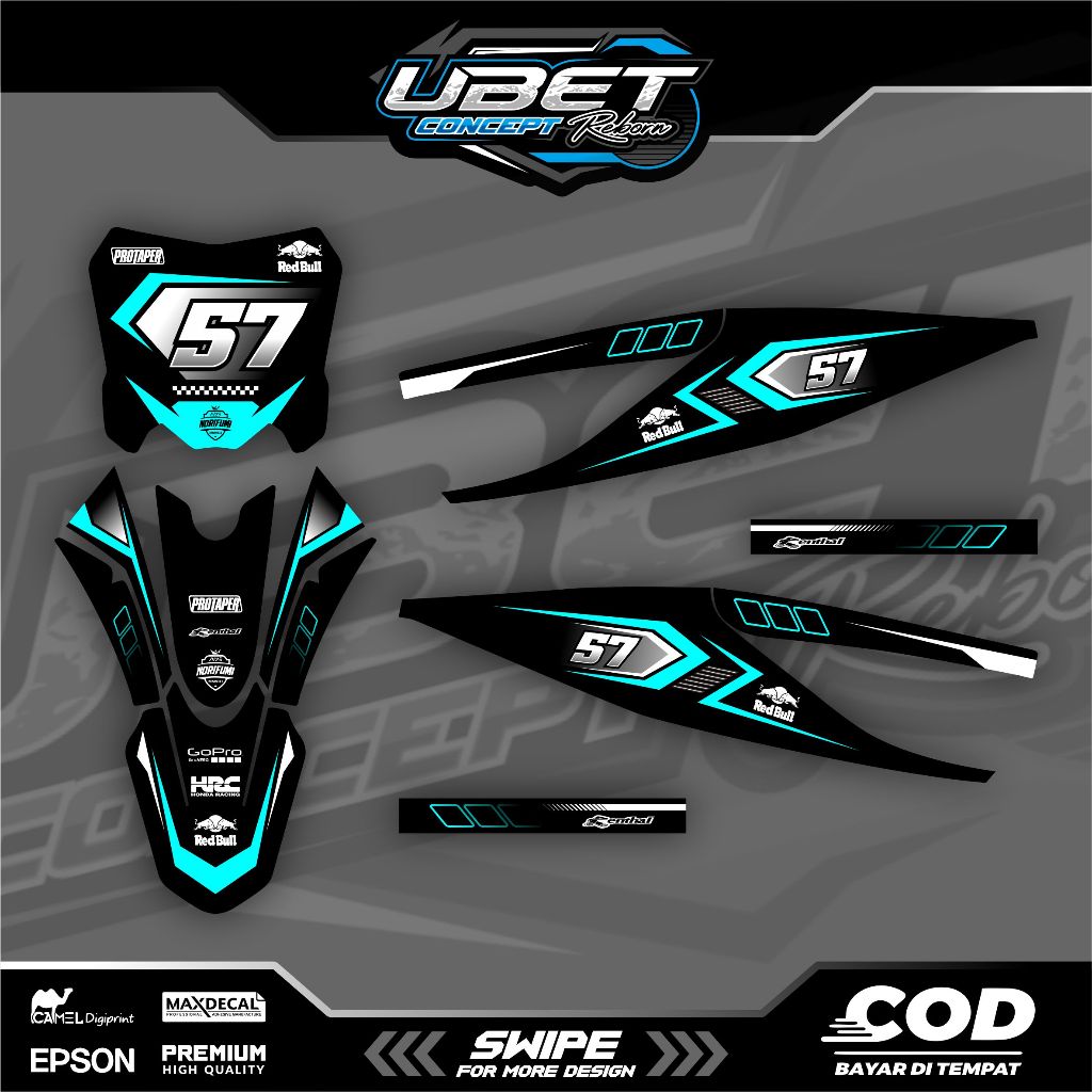 Decal Stiker RBT Absolute Revo grafis 001 - CUTTING RAPI