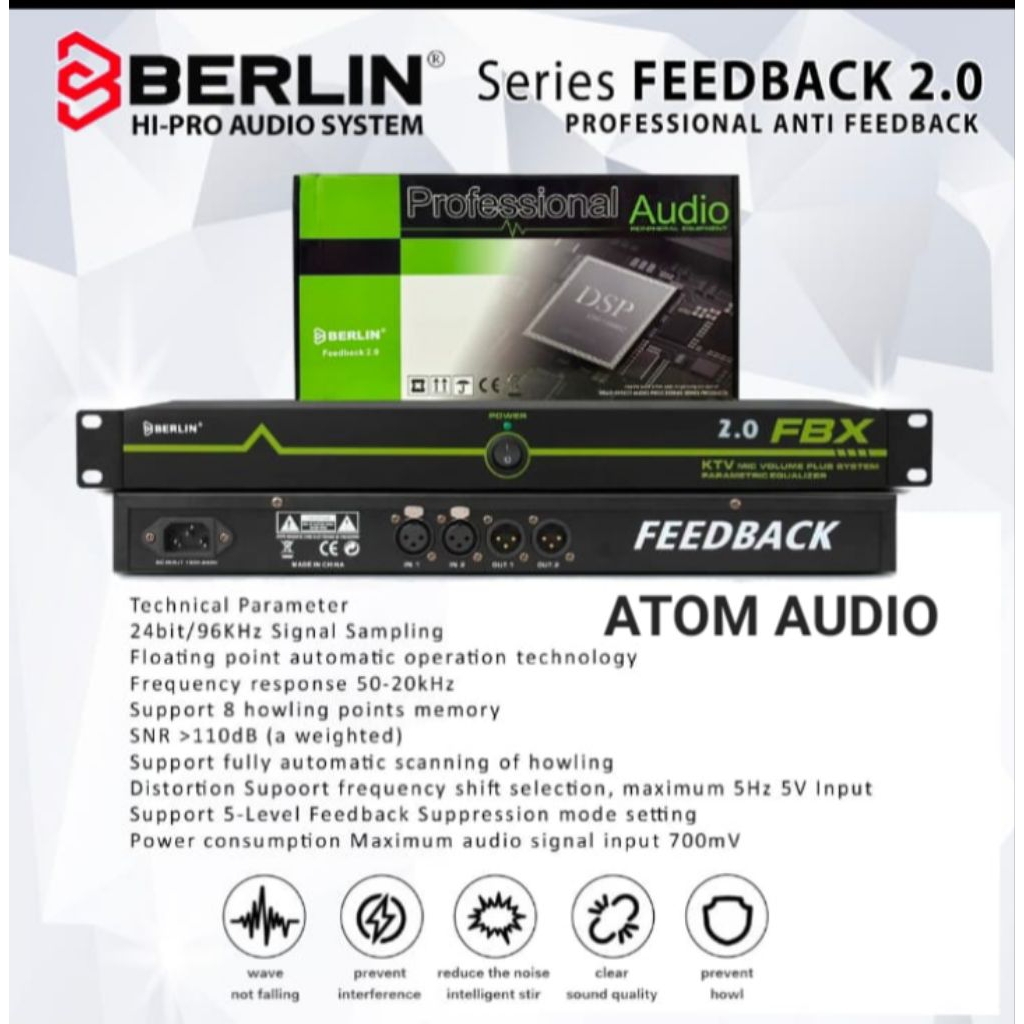 ANTI FEEDBACK BERLIN 2.0 ORIGINAL