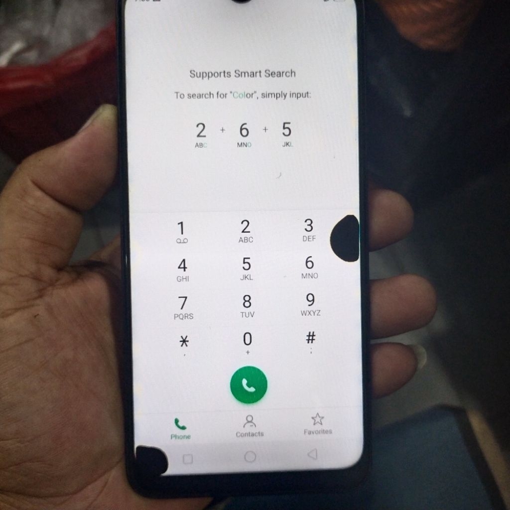 Lcd Oppo a5s copotan lcd tompel