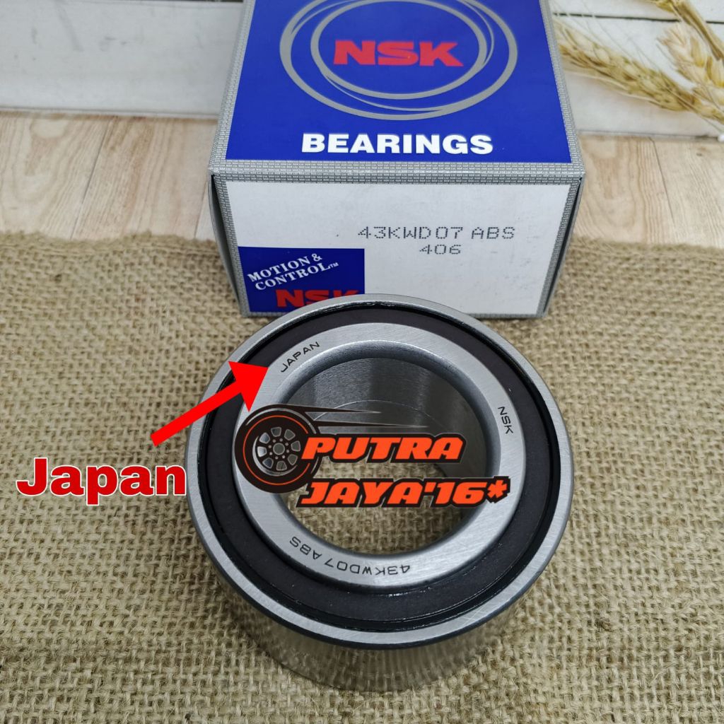 BEARING LAHAR RODA DEPAN INOVA INNOVA REBORN NSK JAPAN