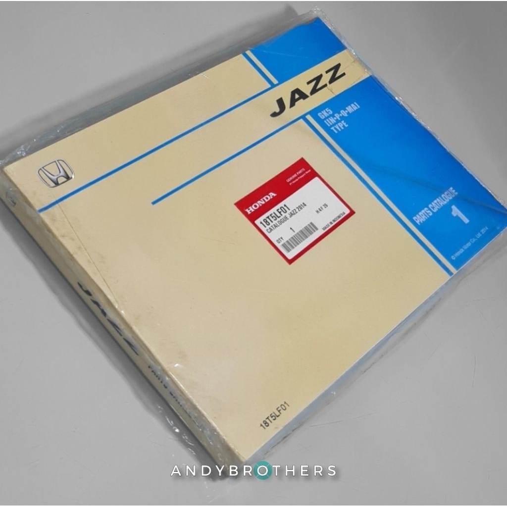Buku Manual Book / Parts Catalogue HONDA Jazz GK5 2015-2021 ORIGINAL