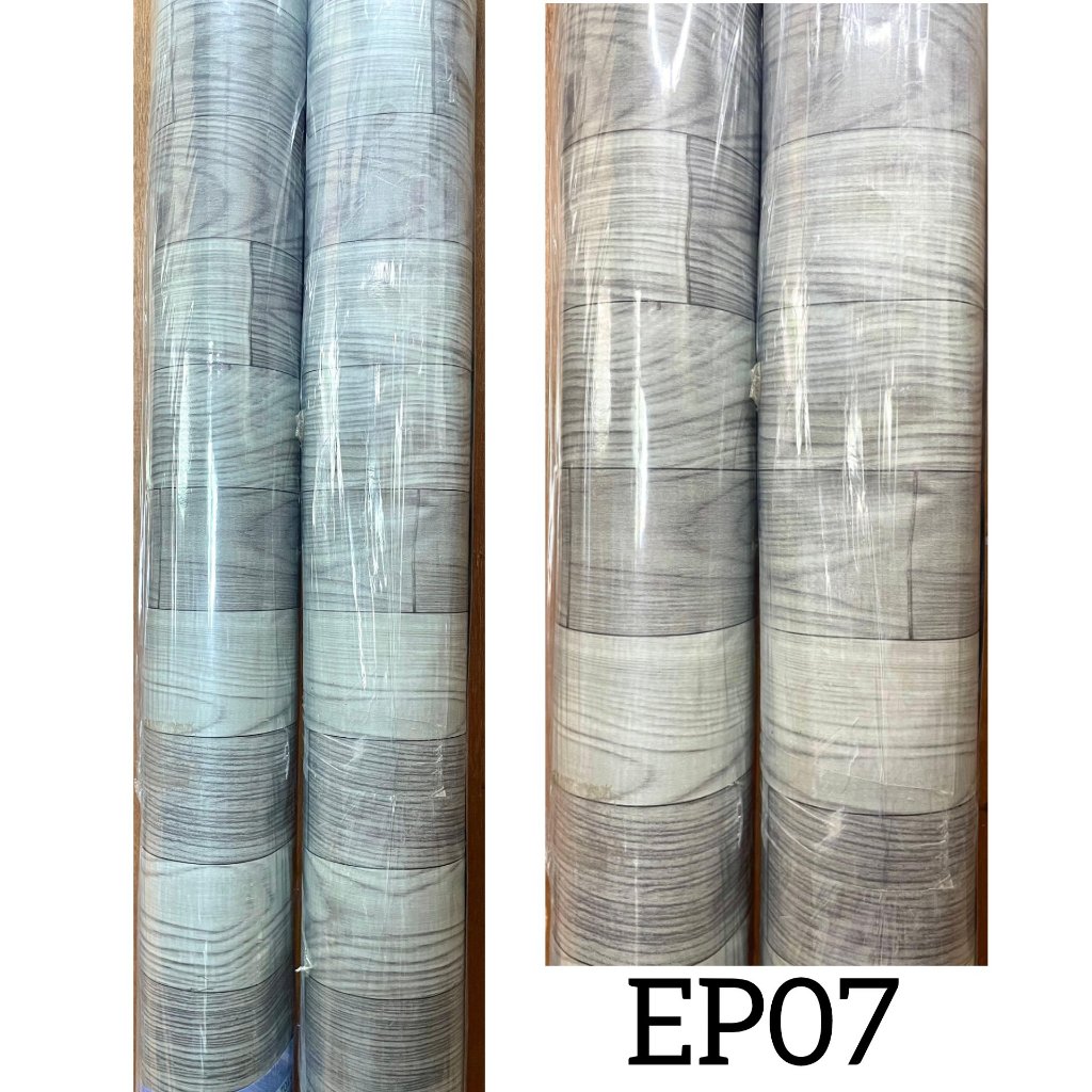 KARPET LANTAI VYNIL 1 ROLL EP07 MOTIF GARIS ABU GRANIT KARPET PLASTIK VYNIL GAJAH BIRU MAHKOTA