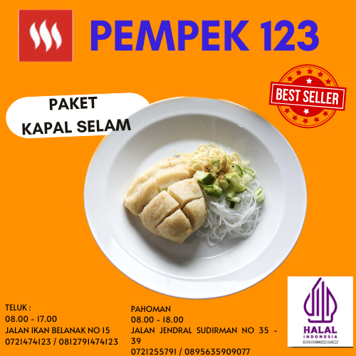 Pempek 123 Lampung Pusat. 4 kapal selam