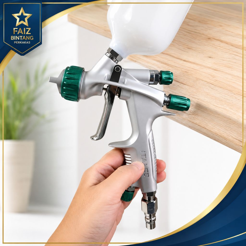 Spray Gun Premium Italco mini shine -1 Spray gun mini spray gun hvlp bukan Auarita