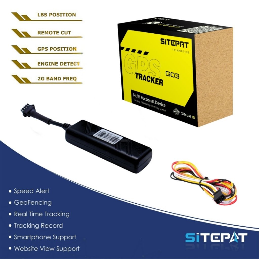 Sitepat Gps Multi Functional Tracker G03 For Reseller & Installer