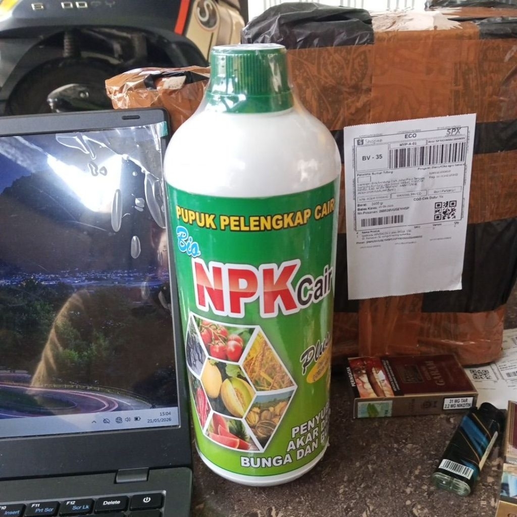 ): ​Pupuk Cair NPK Plus Ga3 Giberelin Acid - Pupuk Pelengkap Cair Penyubur Daun, Akar, & Buah
​Pupuk