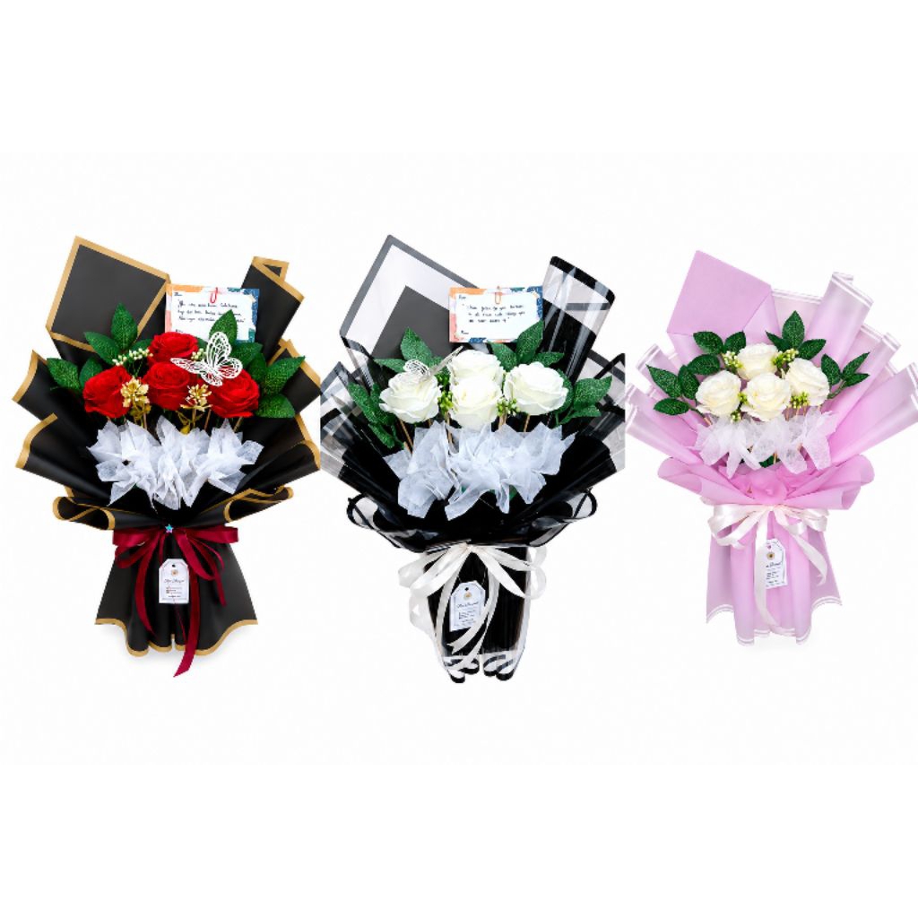 Buket bunga artificial || Buket bunga wisuda || buket bunga palsu artificial premium