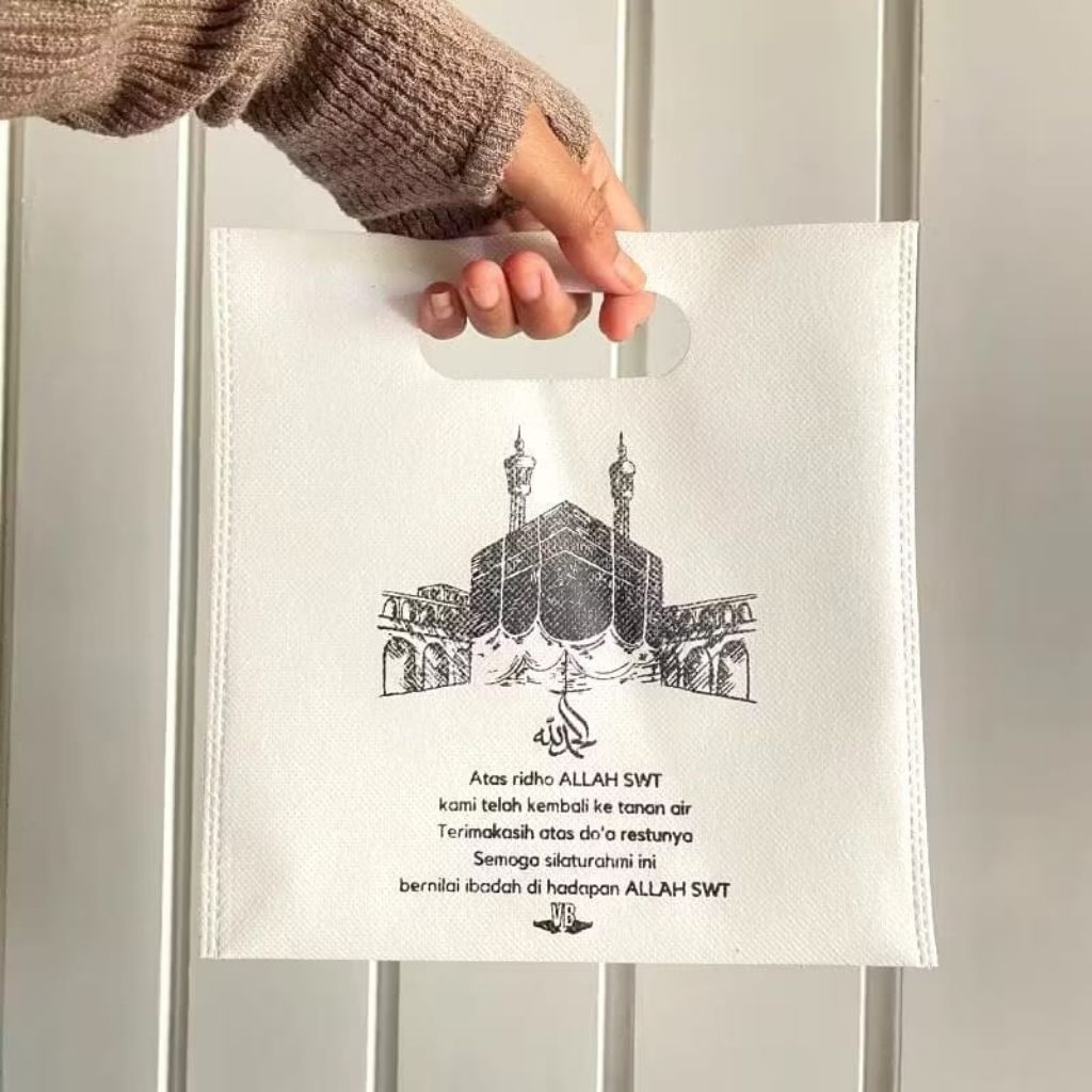 GODIE BAG OLE-OLE HAJI UMROH GAMBAR KAKBAH