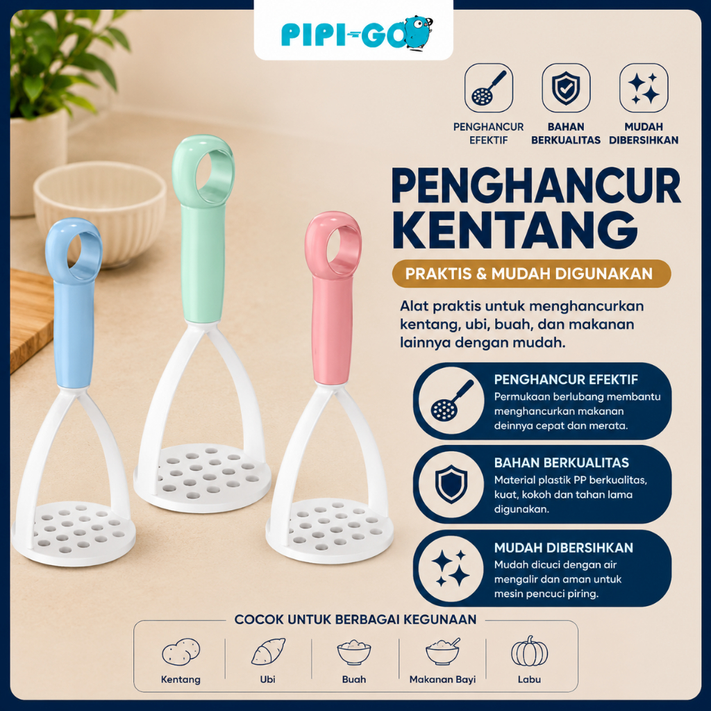PPG - Potato Masher Alat Penghancur Kentang Mpasi Baby Food Maker Kentang Rebus Ubi
