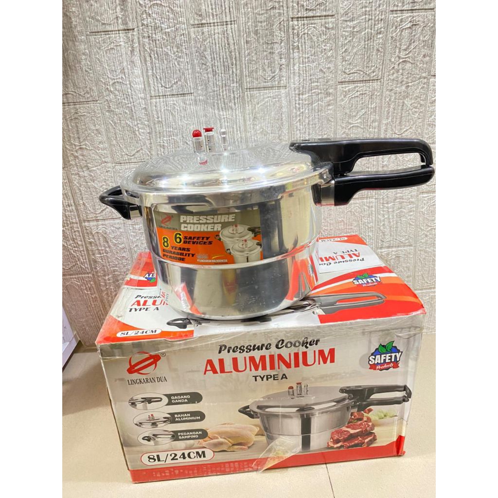 Panci Presto 8 Liter Original happy Call Panci Kukusan Steam Besar Panci Presto 8 Liter