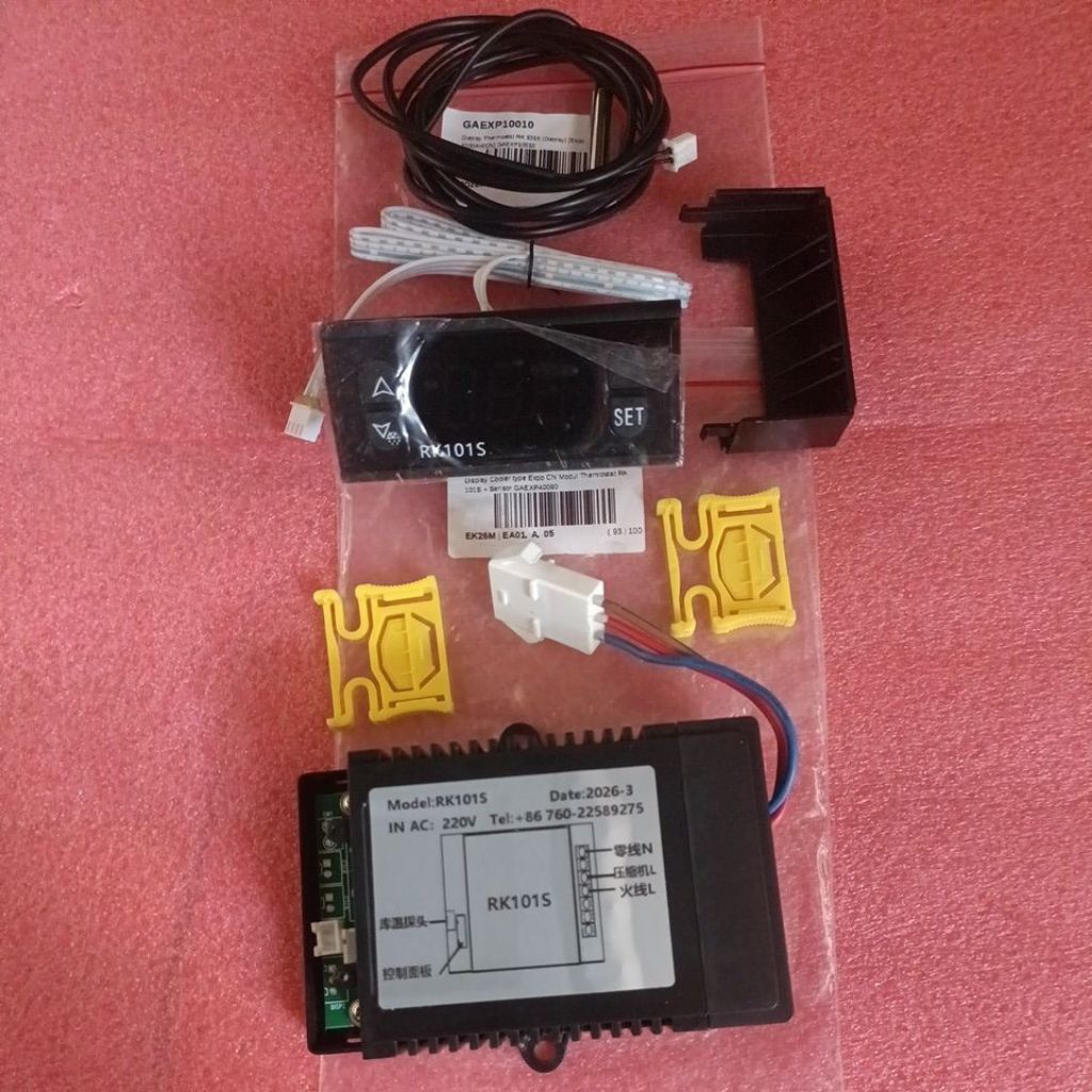 THERMOSTAT (1 SET)GEA Showcase 2pintuEXPO 1000IC NEW ORIGINAL GEA
