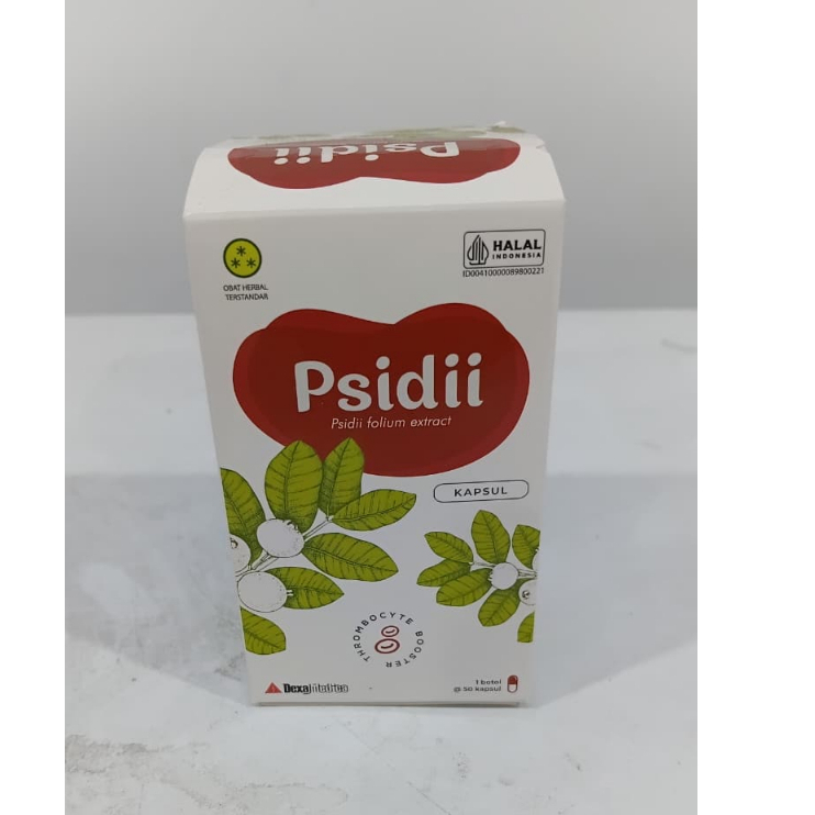 Psidii Daun Jambu Extract 1 botol 50 kapsul meningkatkan kadar trombosit pada penderita (DBD)