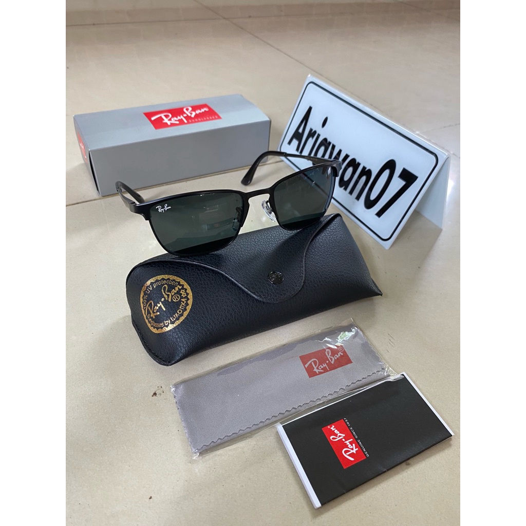 kacamata ray-ban rb 3508 full hitam sz 56