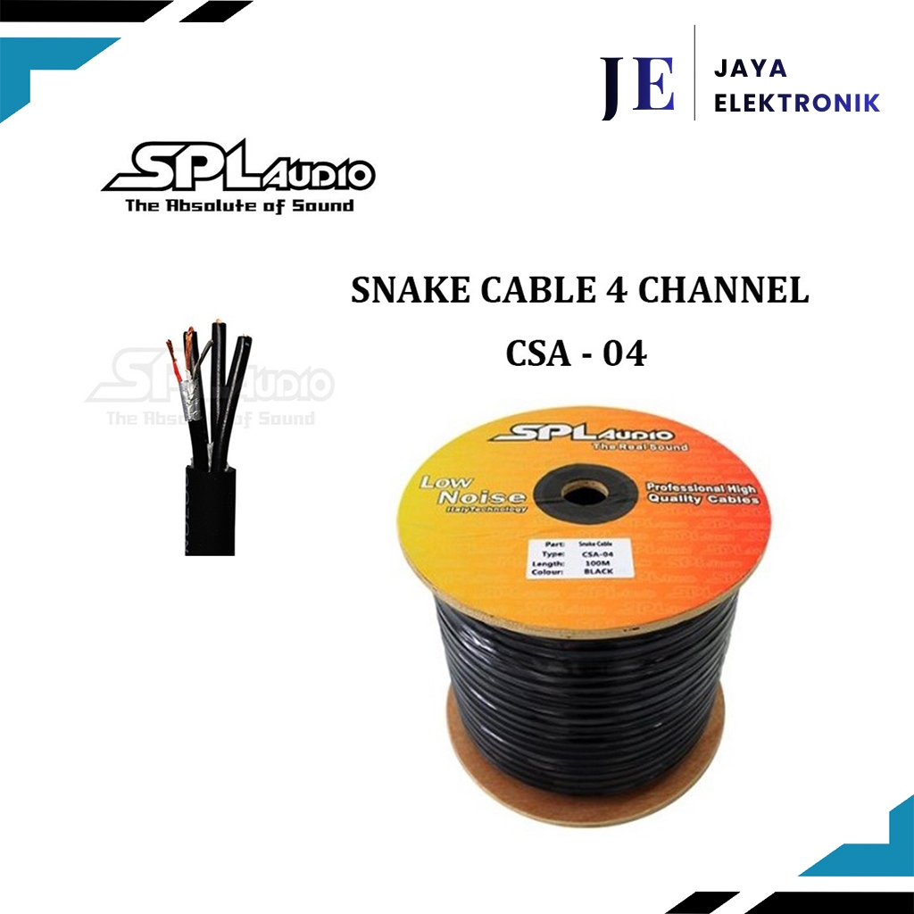 Kabel Snake SPL AUDIO 4 Channel CSA04 Kabel Snake Isi 4 SPL AUDIO Per Meter ORIGINAL