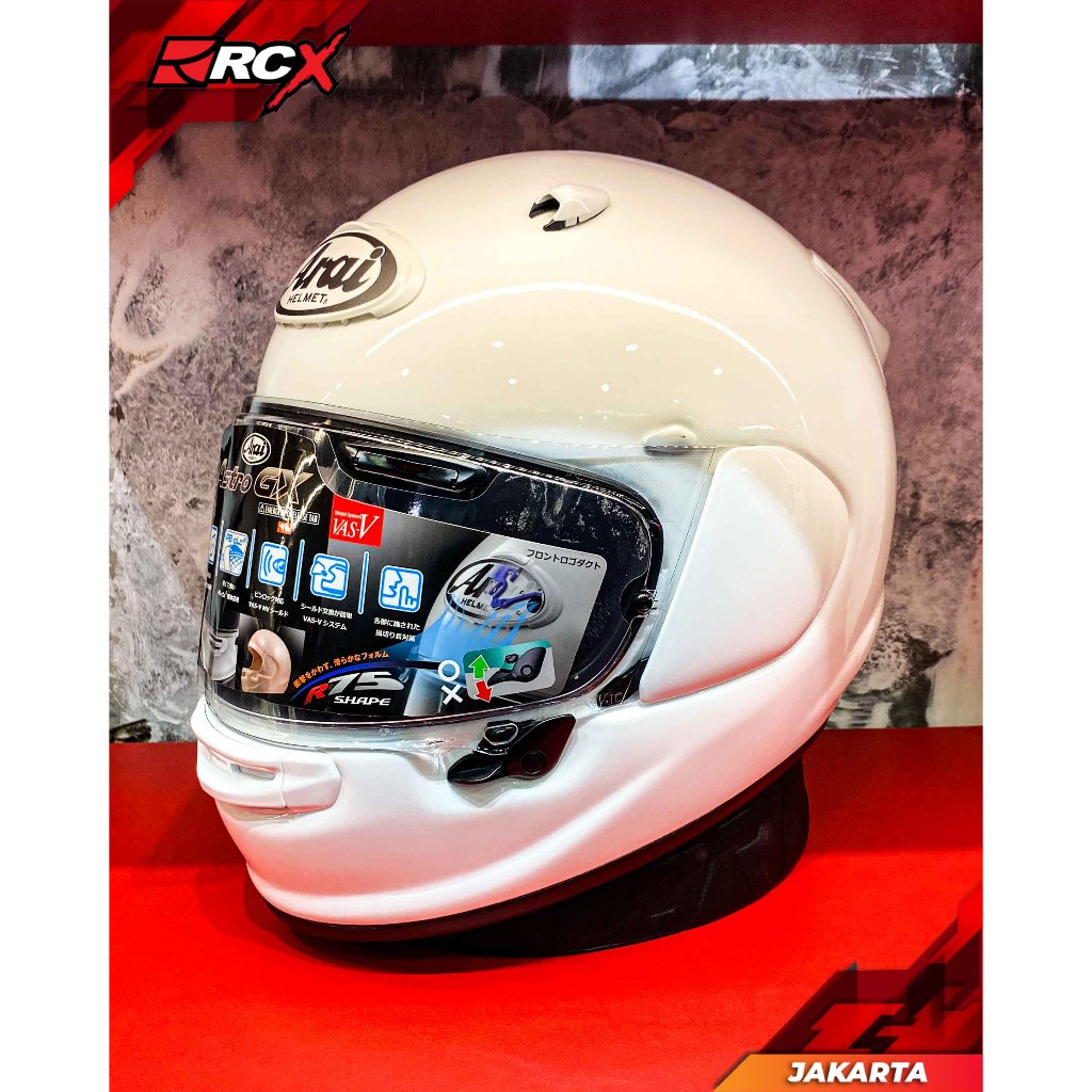 Helm Arai Astro GX Glass White Original Second 2nd Bekas RCX