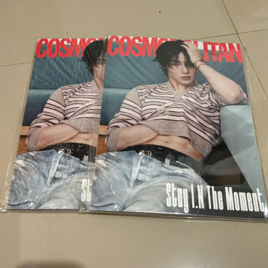 NEW MAJALAH MAGAZINE FASHION COSMOPOLITAN STRAY KIDS I.N JEONGIN