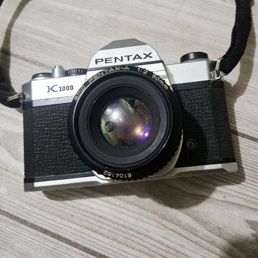 Kamera Analog Asahi Pentax K1000 Kit Lens Pentax Asahi K1000 Kit Lens 50mm