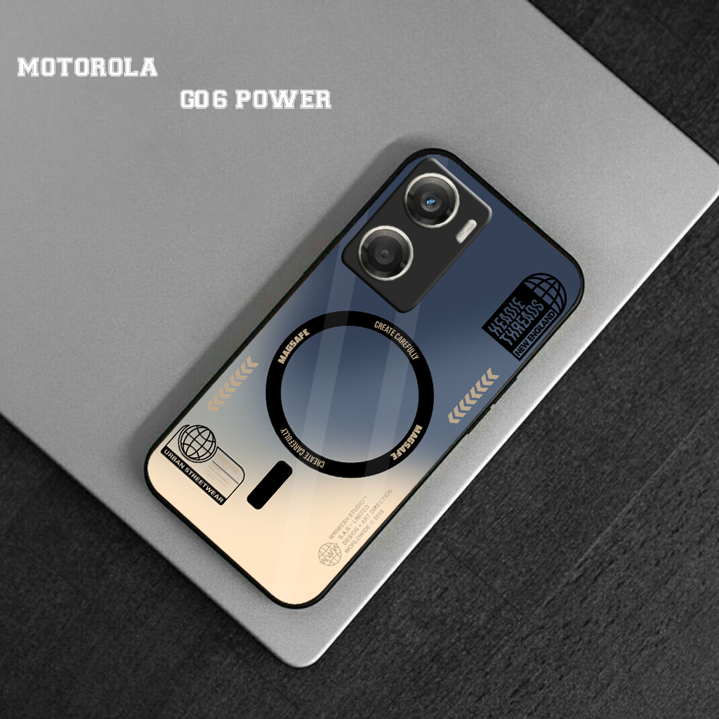 Case Glass Akrilik For MOTOROLA G06 POWER- case hp - case akrilik MOTOROLA G06 POWER  - Casing Handp