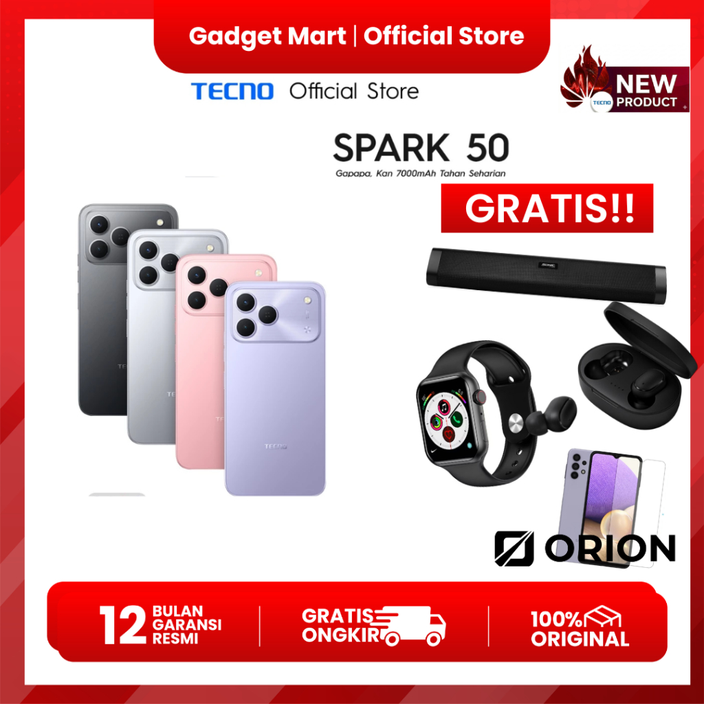 Tecno Spark 50 - Garansi Resmi