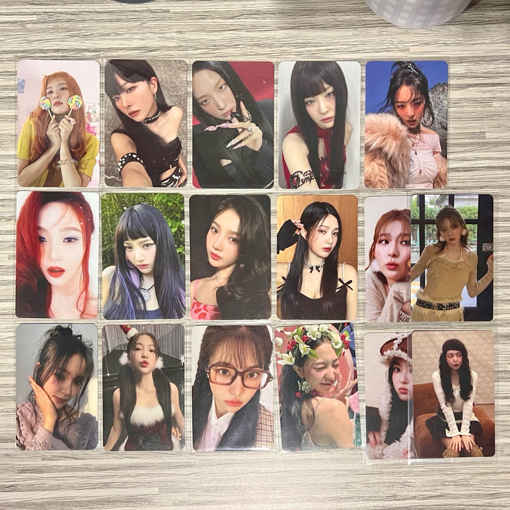 Official PC / Photocard RED VELVET Irene Seulgi Wendy Joy Yeri