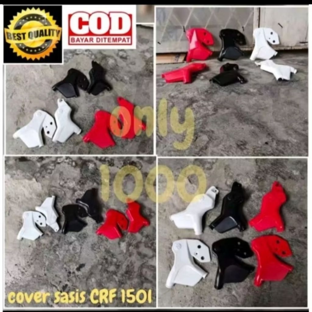 TUTUP SASIS CRF 150 L COVER RANGKA FRAME GUARD CRF150L TRAIL SUPERMOTO MOTOCROSS