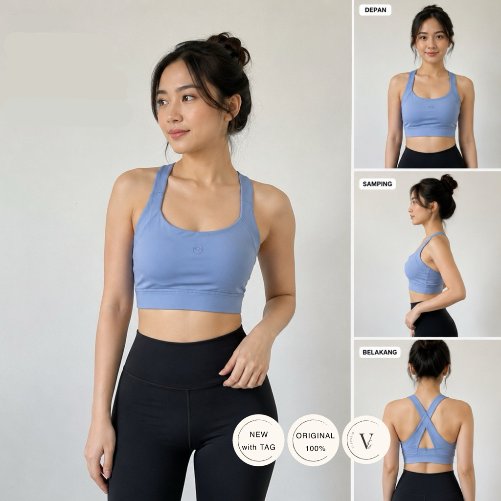 Astec Sports Bra Olahraga Sports Bra Wanita Biru Olahraga Sports Bra Astec Original 100%