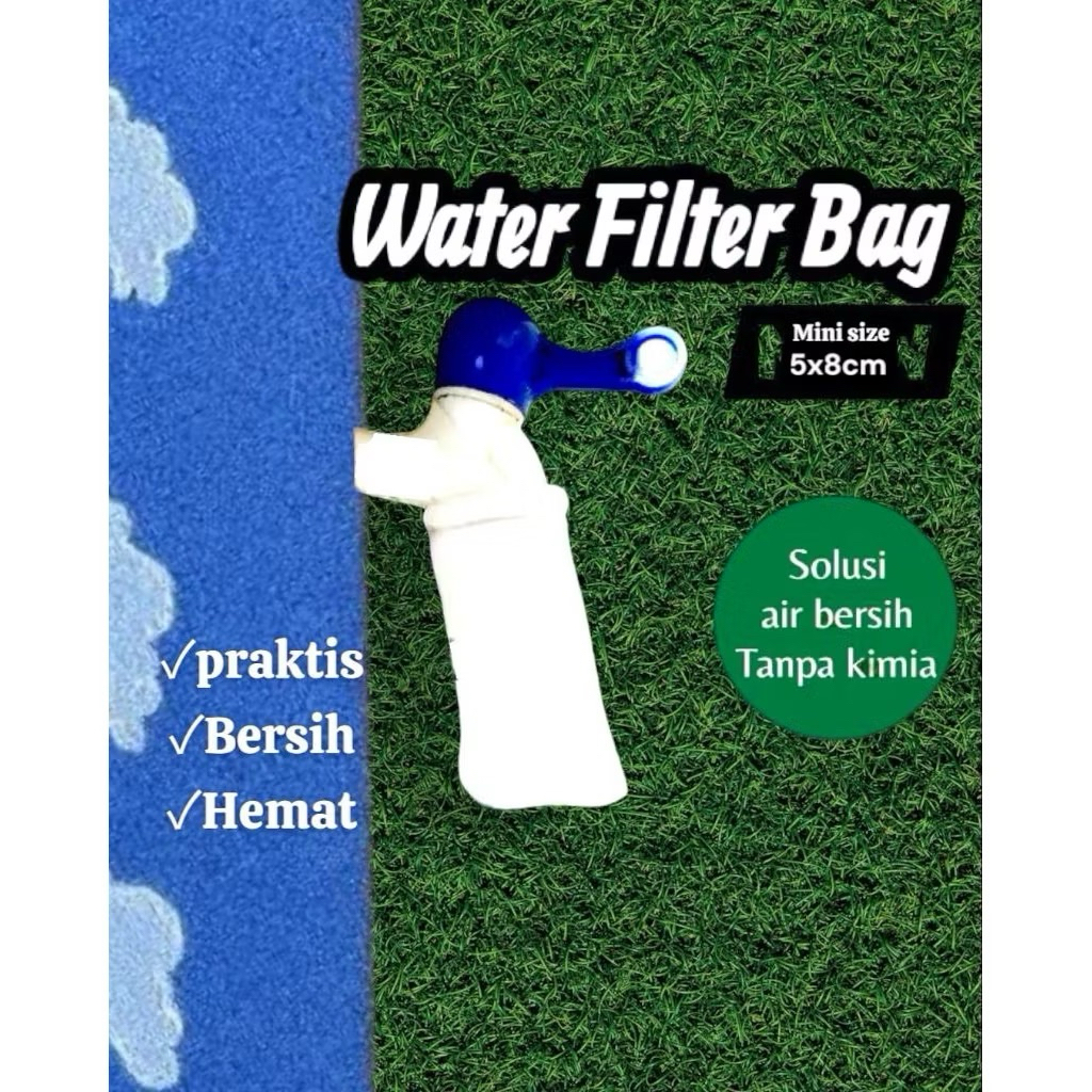 Filter Air Kran ( MINI PRAKTIS ) Filter Kran Pembersih Air Kotor Keruh Berlumut