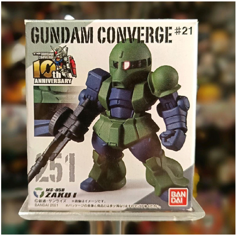 FW GUNDAM CONVERGE #21 ZAKU I [green] GUNDAM 10TH ANNIVERSARY
