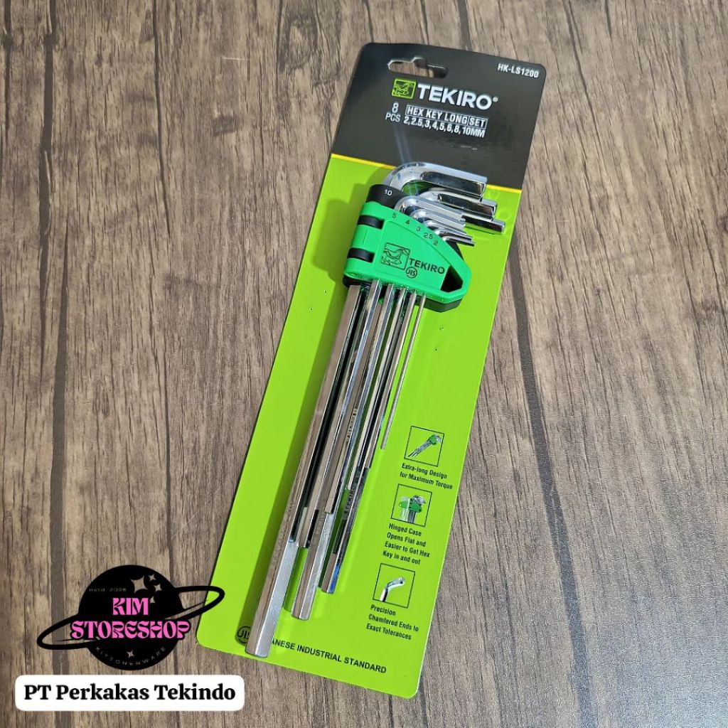 Kunci L Set 8 Pcs Tekiro Panjang Kunci L 1 Set Lengkap Tekiro Hey Key Long Set Murah