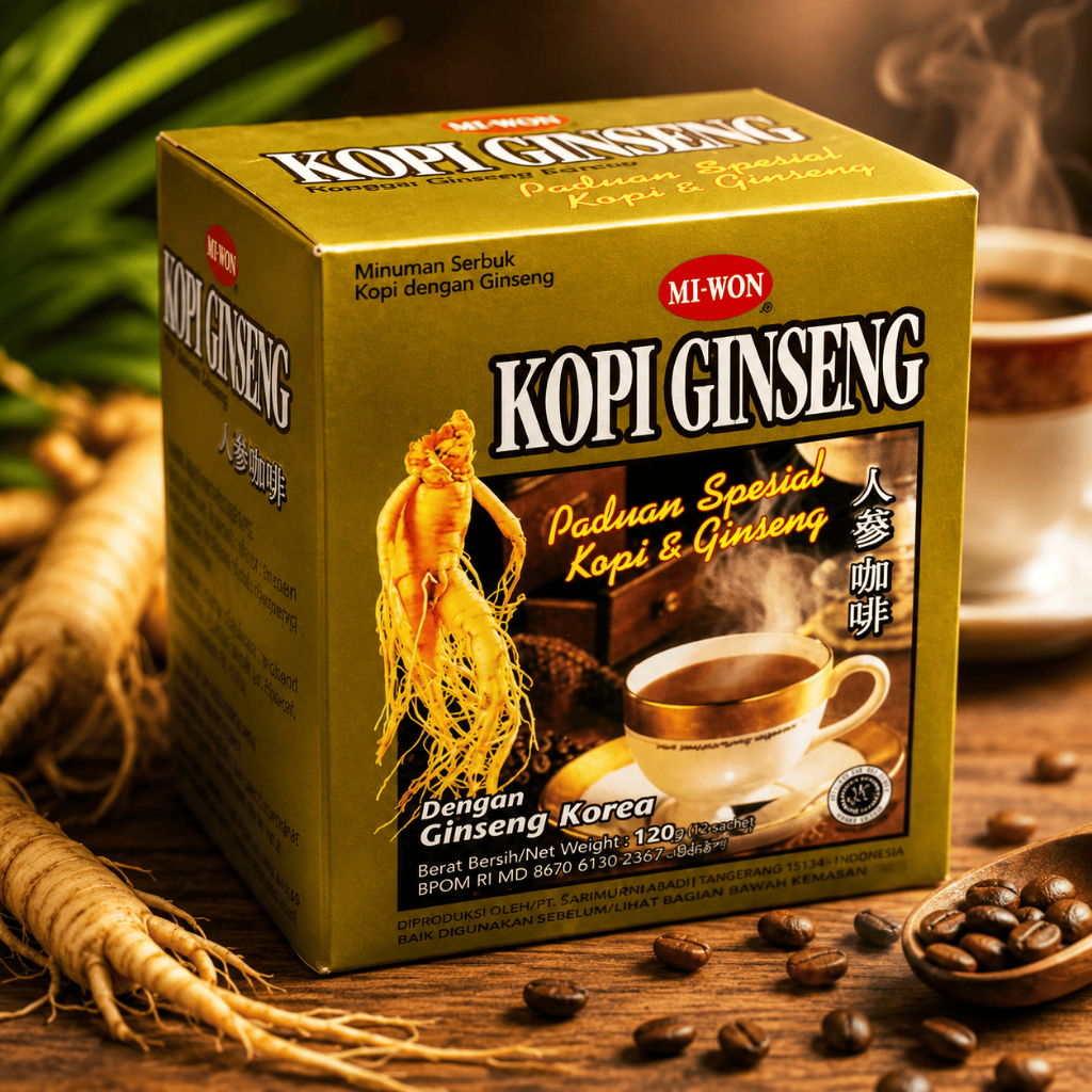 MIWON KOPI GINSENG DENGAN GINSENG KOREA 120g