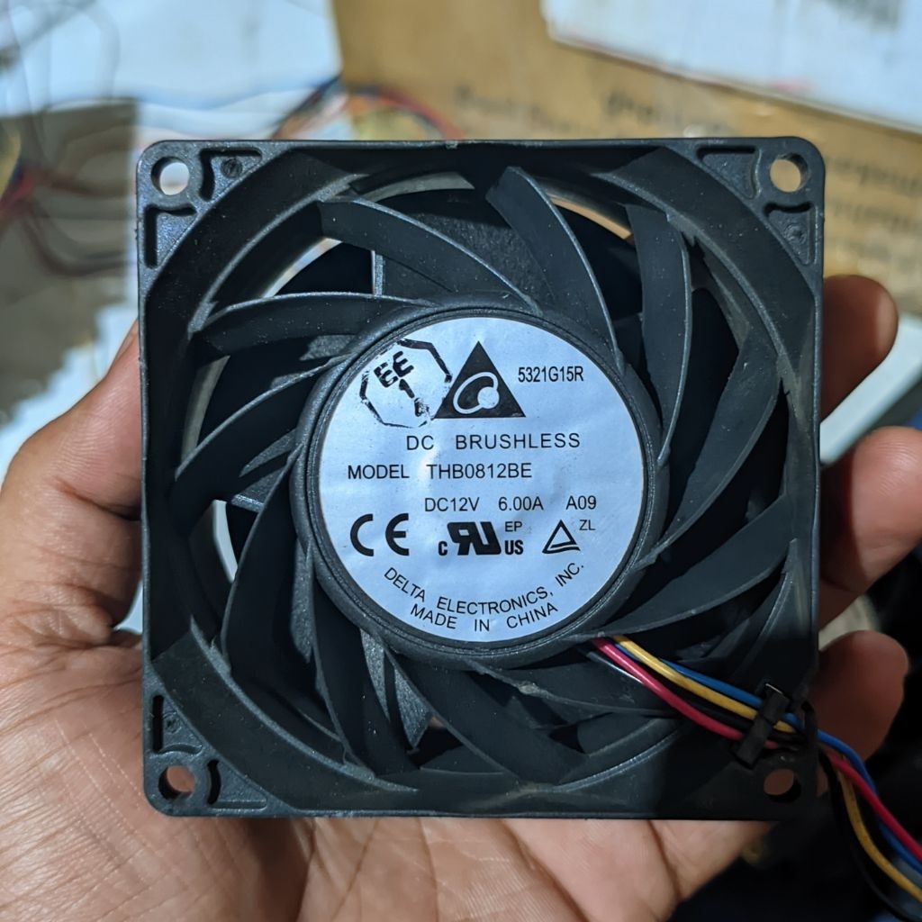 Fan Kipas High Speed 8×8cm 12V 6.00A