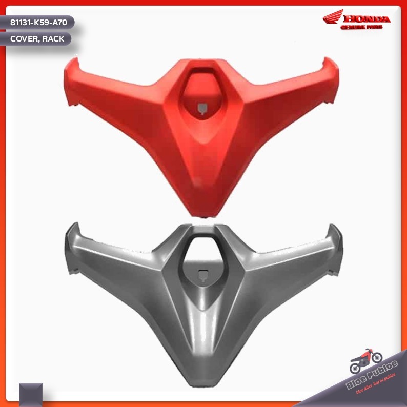 Cover Laci Honda Vario 150 eSP - 81131K59A70ZS - 81131K59A70ZL - COVER, RACK MAT CRYPTON SILVER META