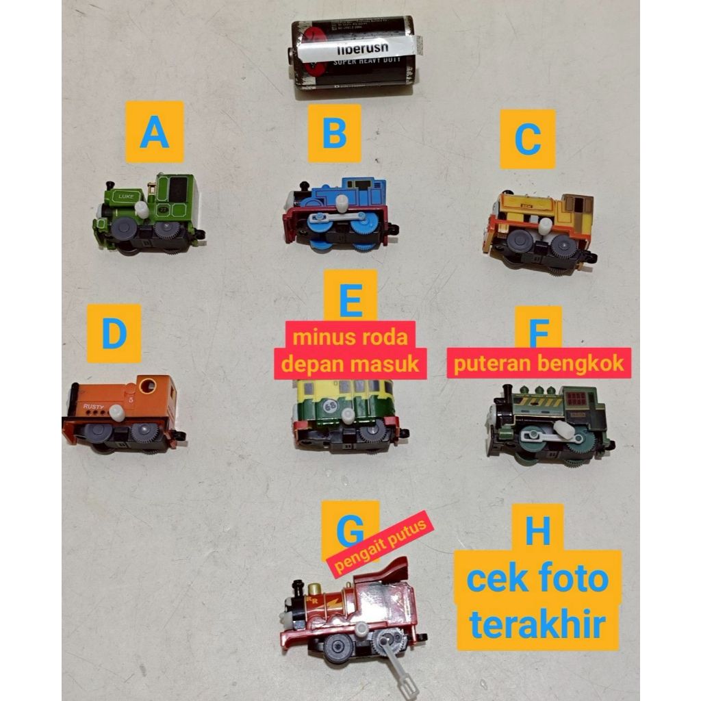 [/Pcs] Minus Tomy capsule gashapon wind up thomas luke ben rusty philip porter rail rocket james Pet
