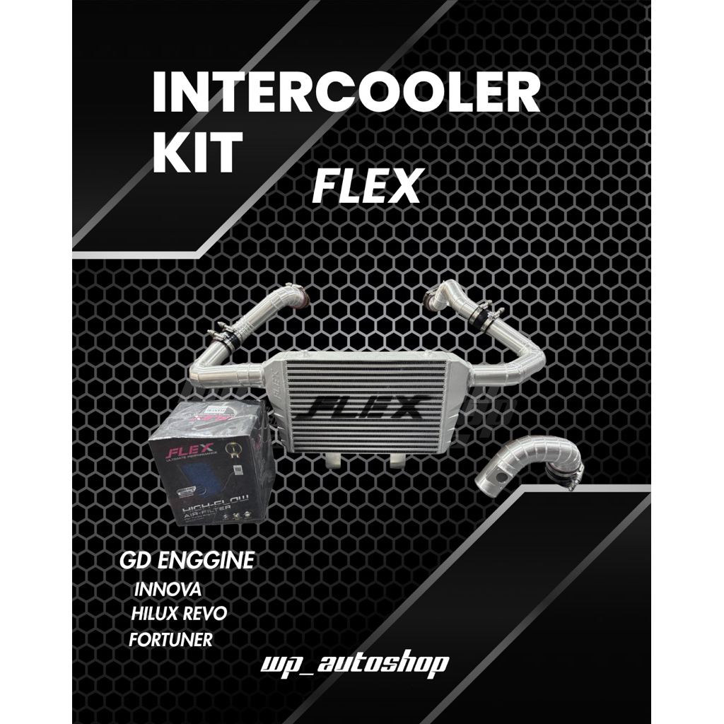 INTERCOOLER KIT FLEX INNOVA REBORN FORTUNER VRZ HILUX GD TURBO BAWAH TURBO PNP