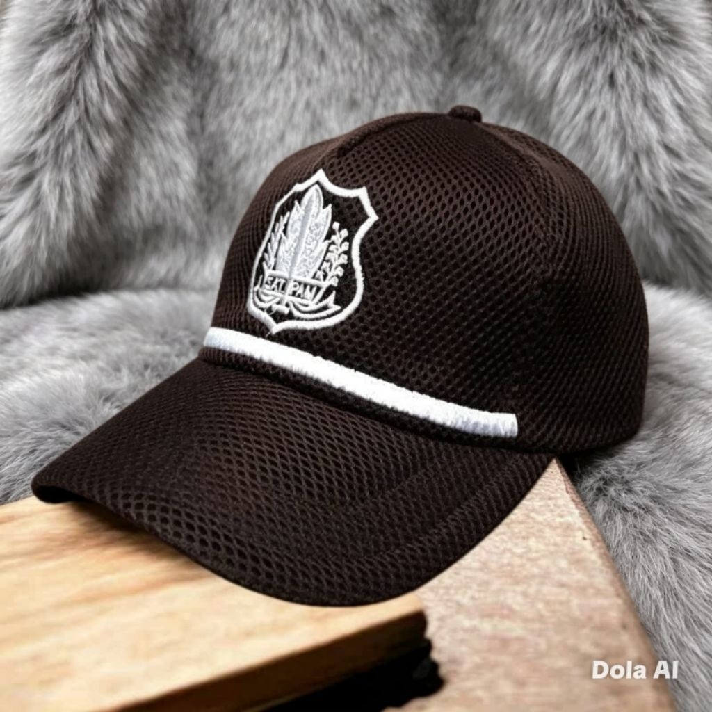 topi satpam topi security coklat