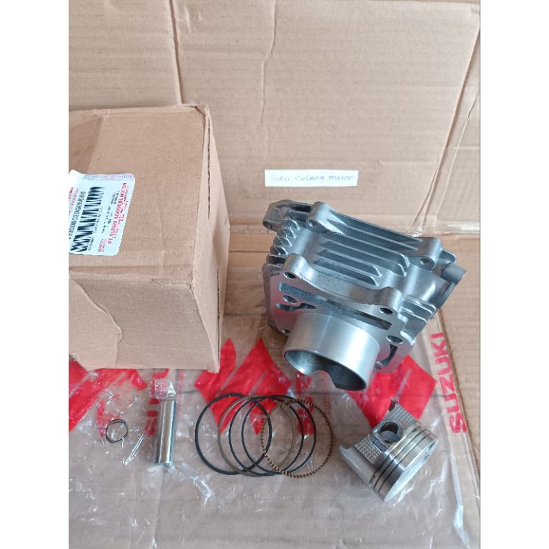 Blok Seher Komplit Suzuki Satria Fu 150 Karburator Satria Fu Lama 1 Set Piston Asli