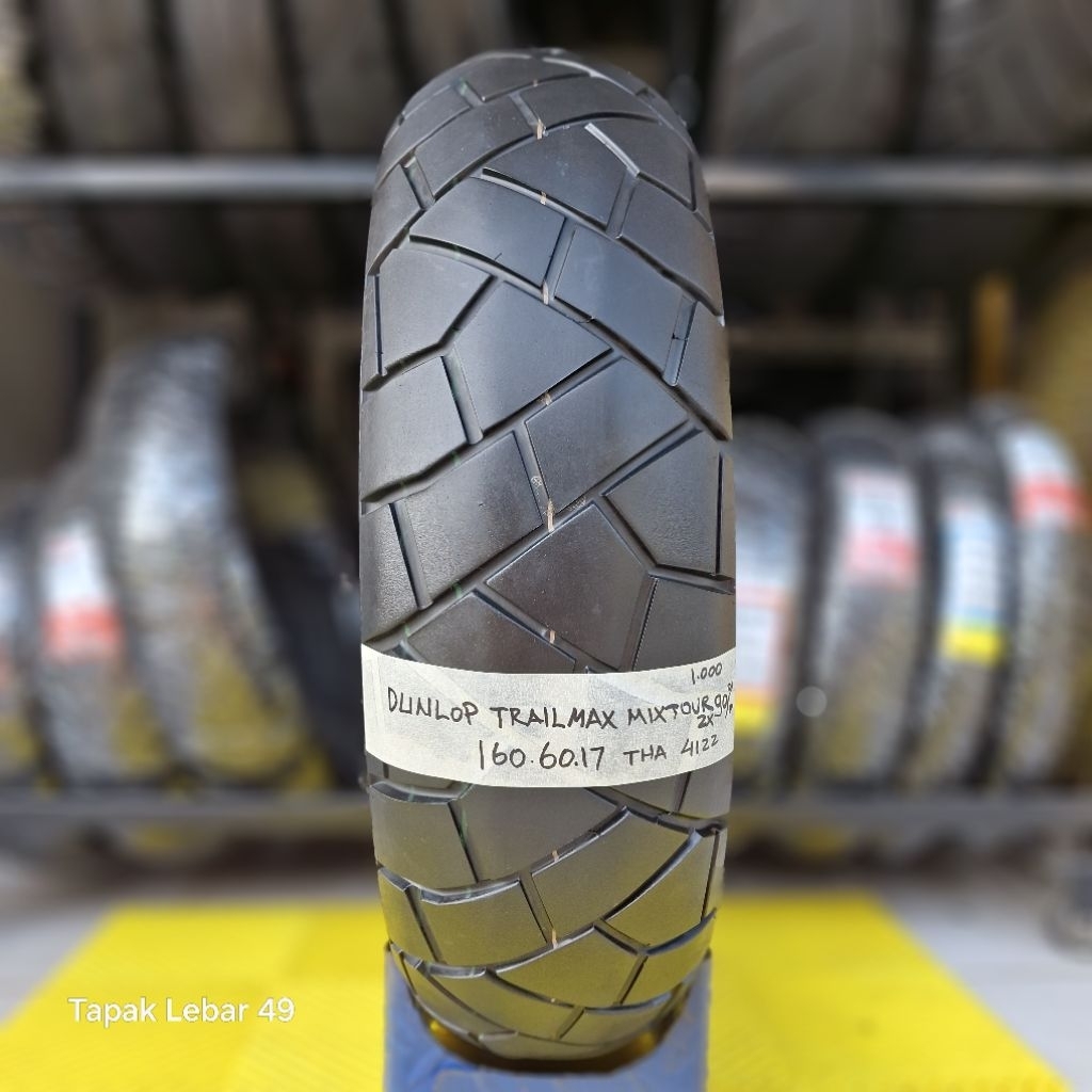 Ban Import DUNLOP Trailmax Mixtour 160/60-17 Rear Ring 17 Dual Purpose Tubeless Radial 69H Ban Murah